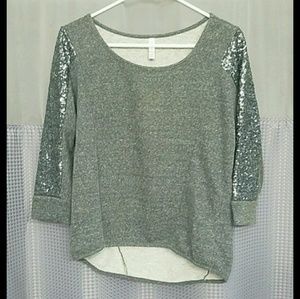 Sequin sweatshirt